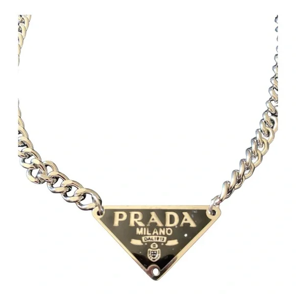 PRADA-NECKLACE AND PRADA CHARMS - Picture 3 of 7